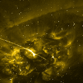 Filament and loops in AR 10039 in 195Å (1)