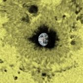 Large sunspot clusters in AR69