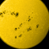 Active Region seen with TRACE visible light