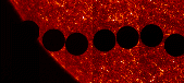 Venus transit composite in 1600Å