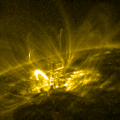 M flare in AR 8910