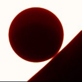 Venus transit black drop effect in WL